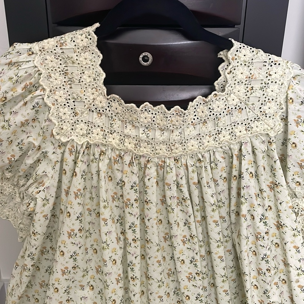 Dôen Sterling Dress in Moss Papillon Floral